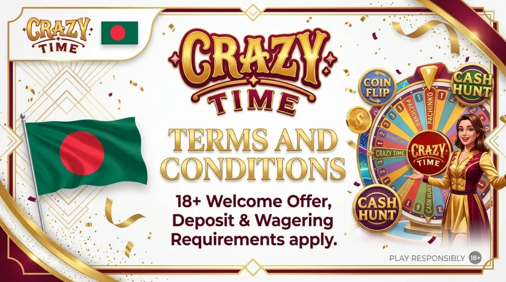 Crazy Time Terms and Conditions